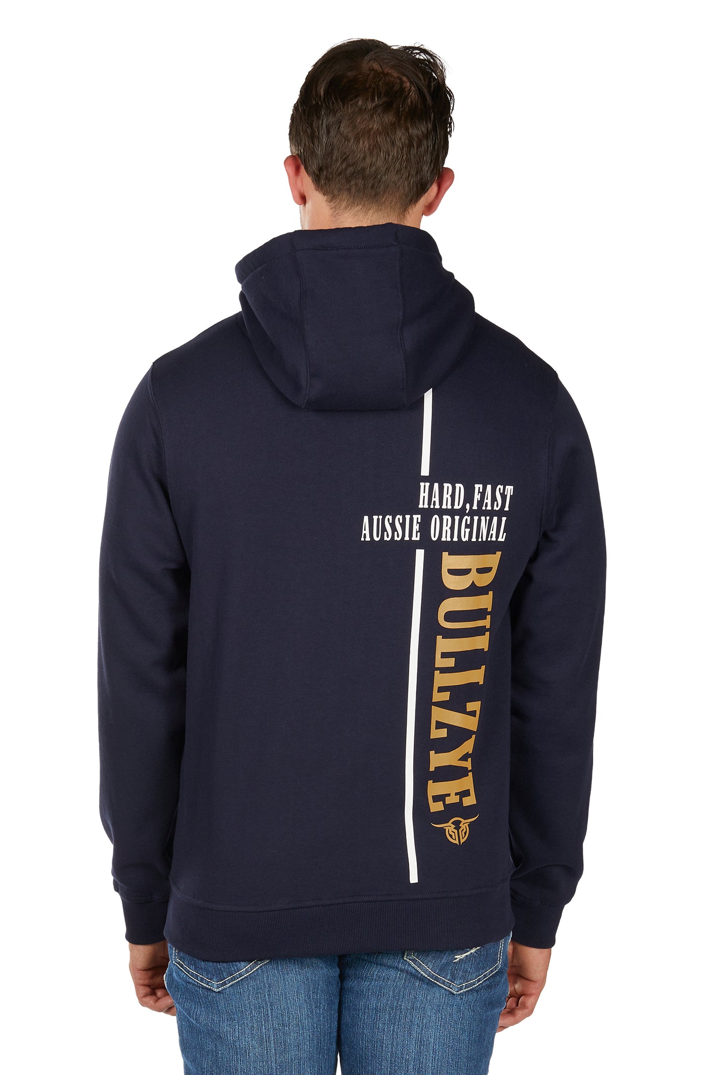 Bullzye Men’s Hardy Zip Through Hoodie