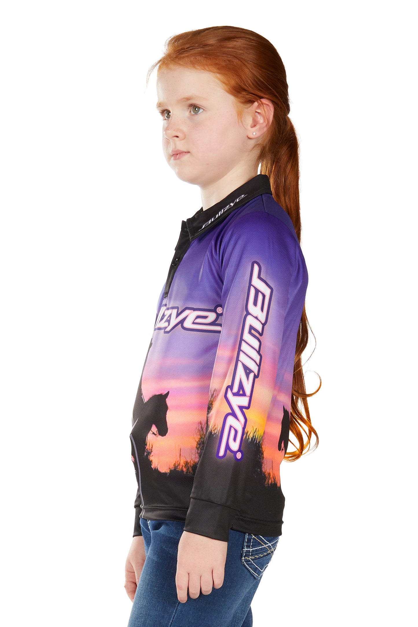 Bullzye Girl’s Sunset Long Sleeve Tee