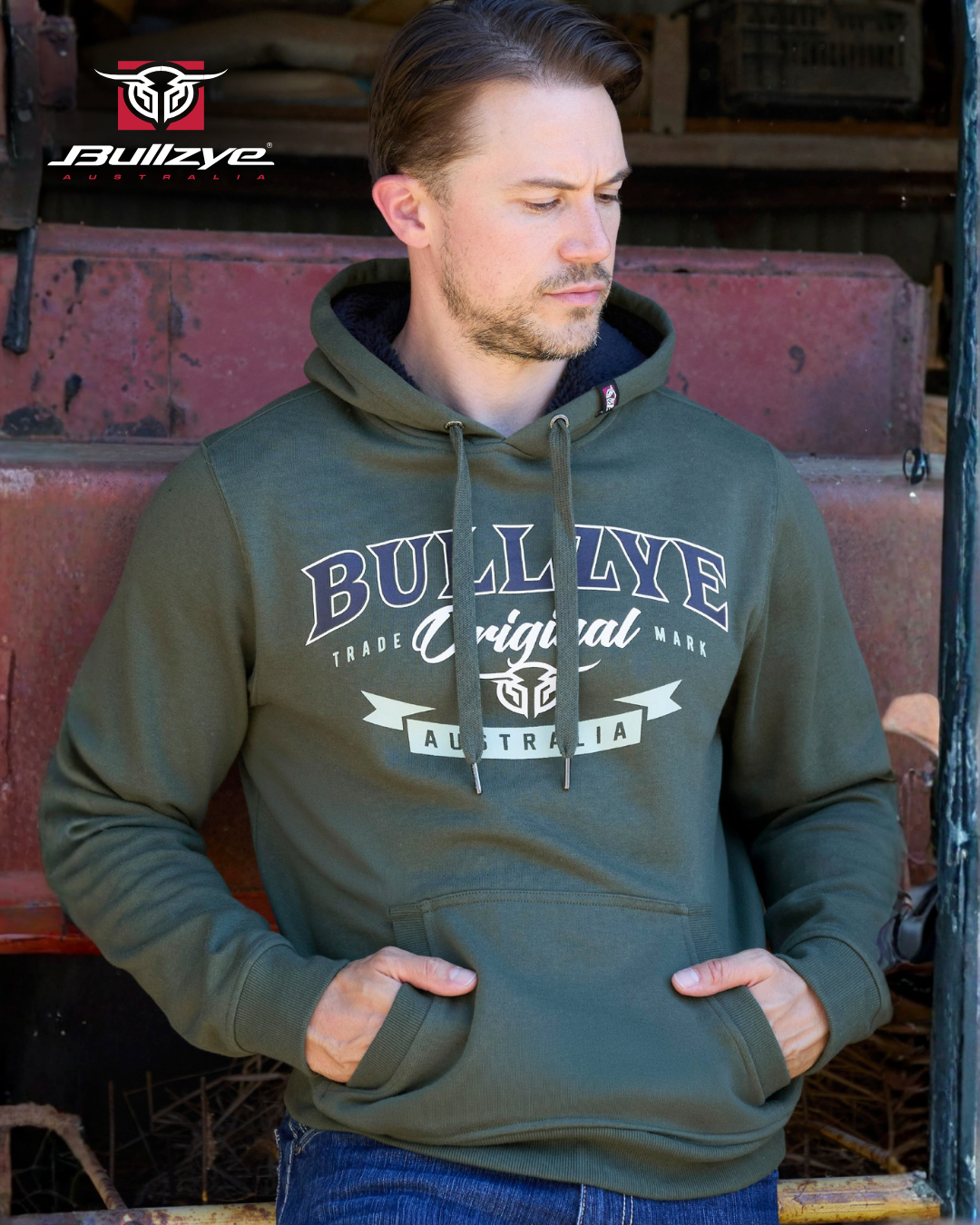 Bullzye Men’s Original Pullover Hoodie