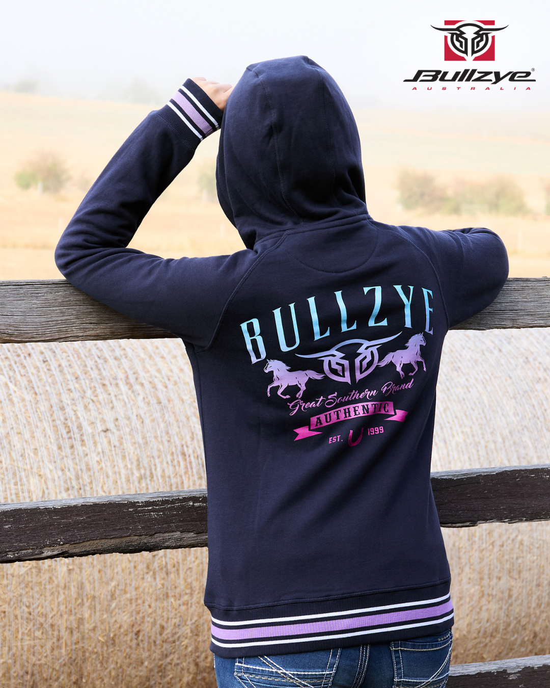 Bullzye Women’s Jemma Zip Through Hoodie