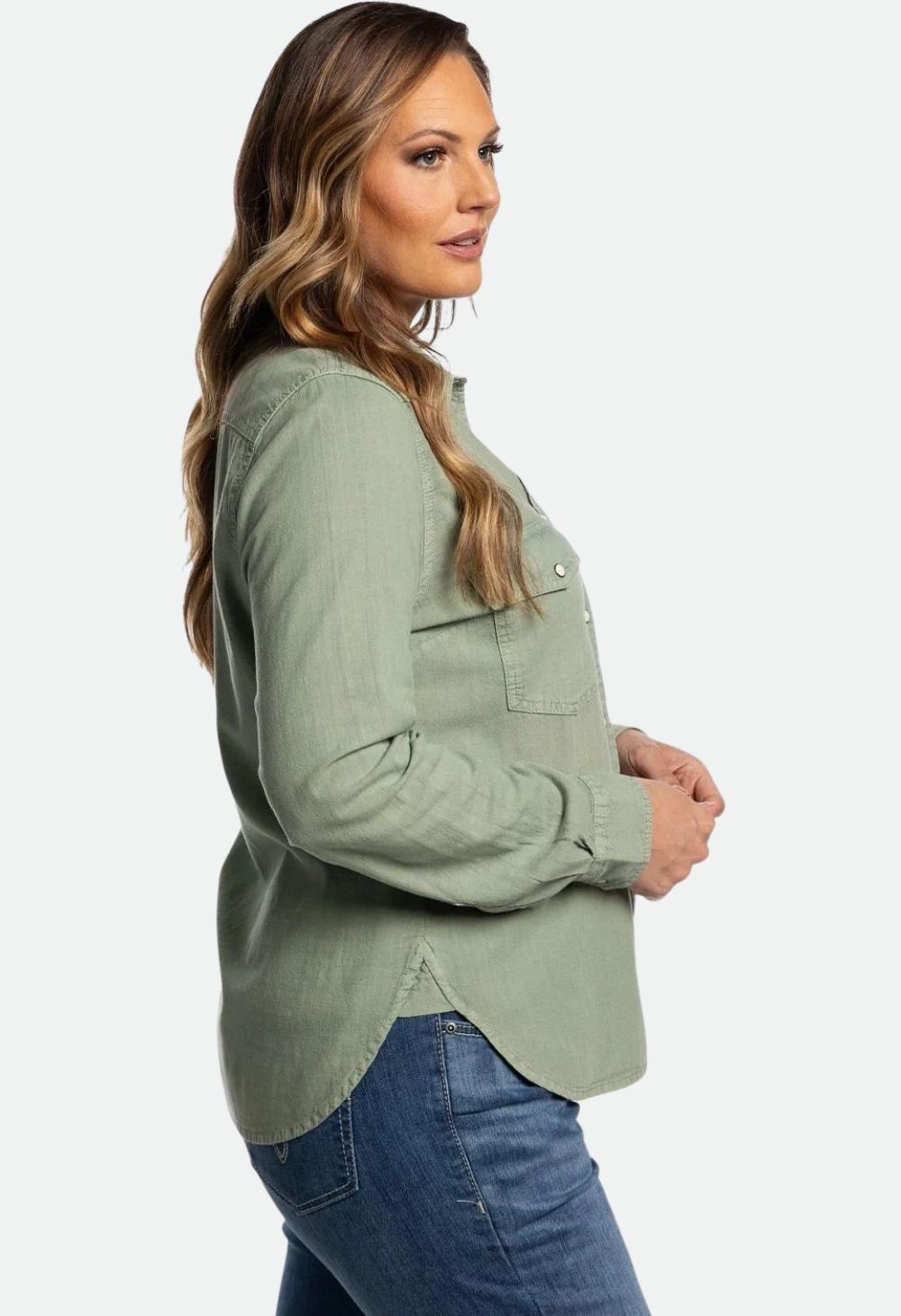 Justin Women's Snap Down Chambray
