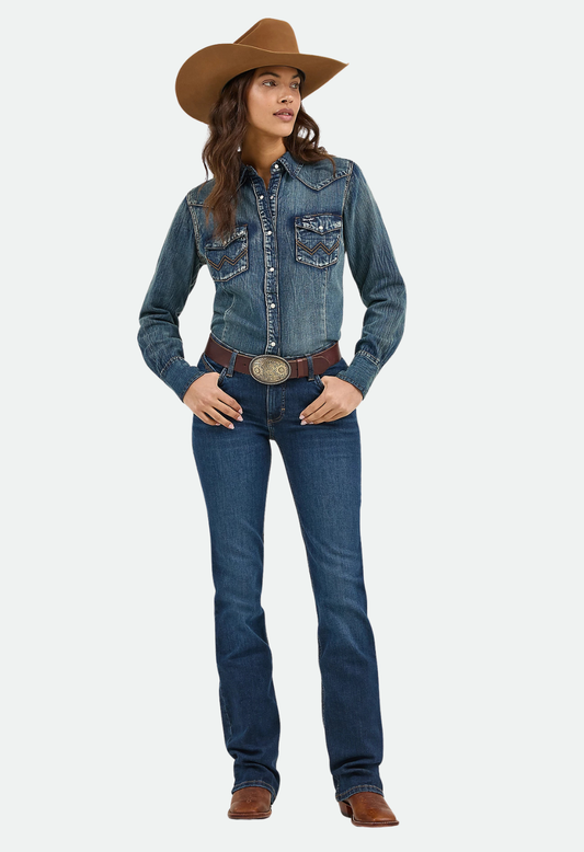 Wrangler® Women's Ultimate Riding Jean Willow Mid-Rise Bootcut