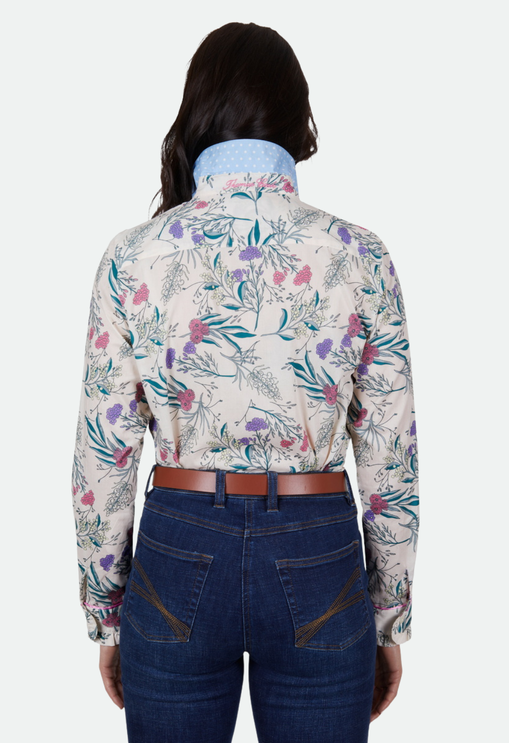 THOMAS COOK WOMENS SAVANNAH L/S SHIRT (GARDENIA)