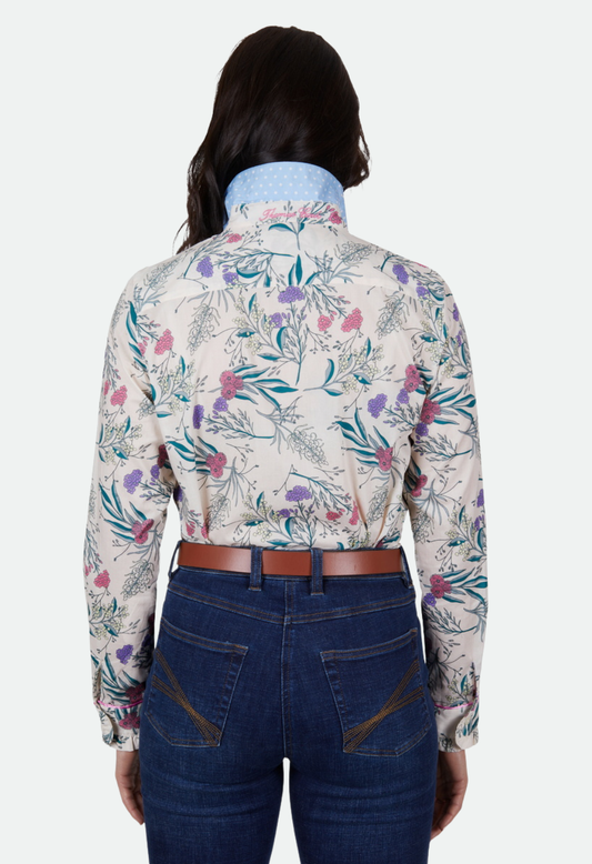 THOMAS COOK WOMENS SAVANNAH L/S SHIRT (GARDENIA)