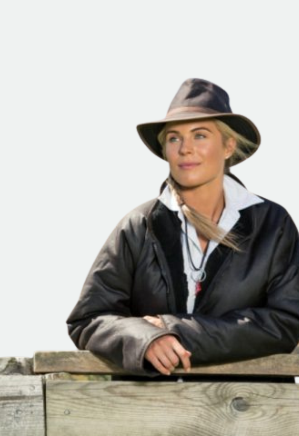 Styx Mill Unisex Oilskin Brown Long Sleeve Jacket