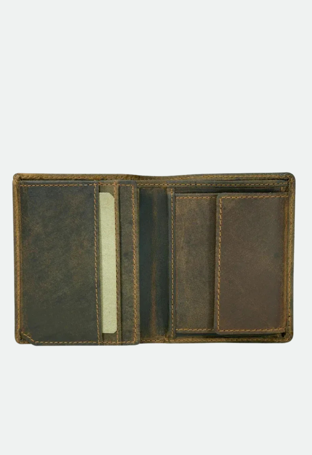 Cenzoni Leather Men's Wallet - Camel - ZGW8121CAM