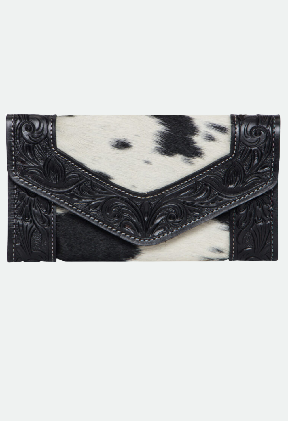 The Design Edge Tooled Leather Trifold Cowhide Wallet – Cuba (AW26)
