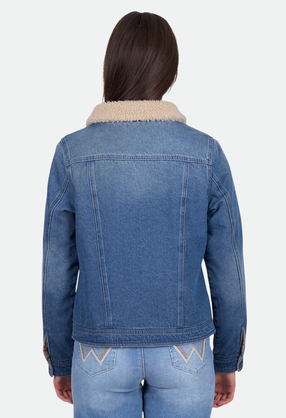 Wrangler Women’s Dixie Reversible Jacket - Denim/Multi