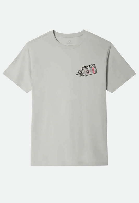 Brixton x Men's Coors Light Silver Speed T-Shirt - Silver