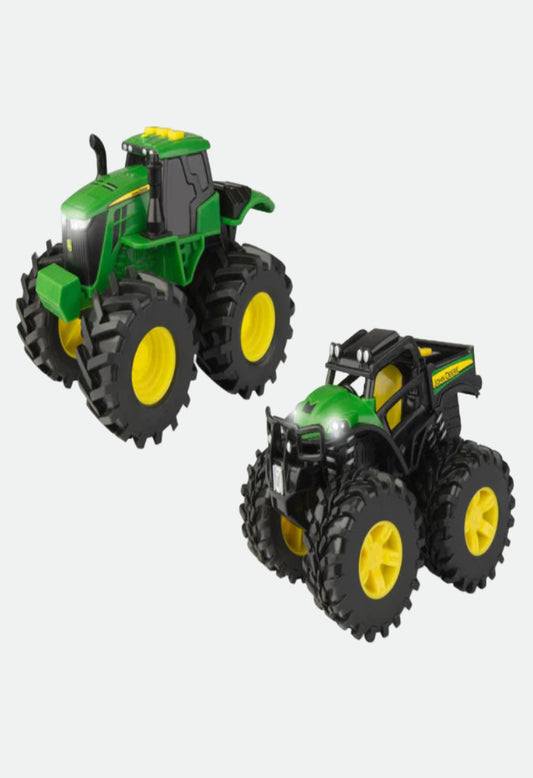 John Deere 6 inch Monster Treads with Lights and Sounds 2 Pack