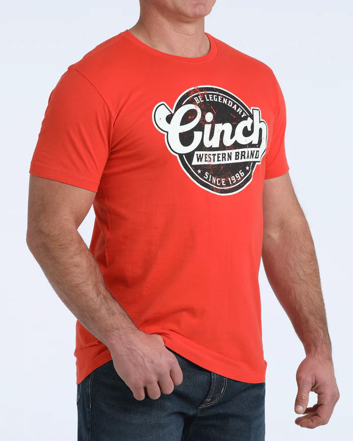 Cinch Men's Graphic Tee - Red