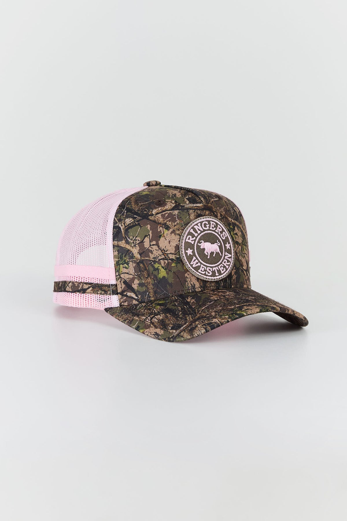 Ringers Western McCoy Kids Trucker Cap – Camo/Melon
