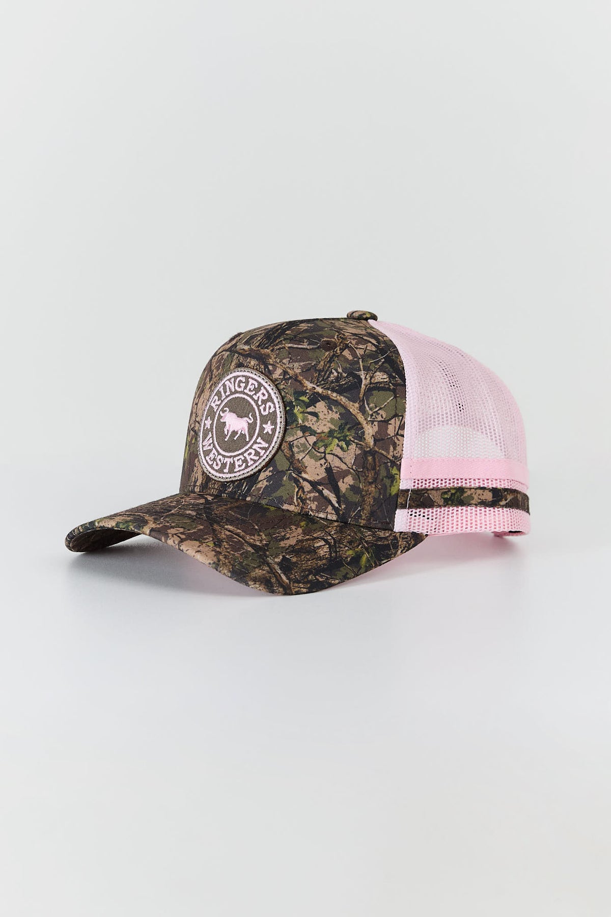 Ringers Western McCoy Kids Trucker Cap – Camo/Melon