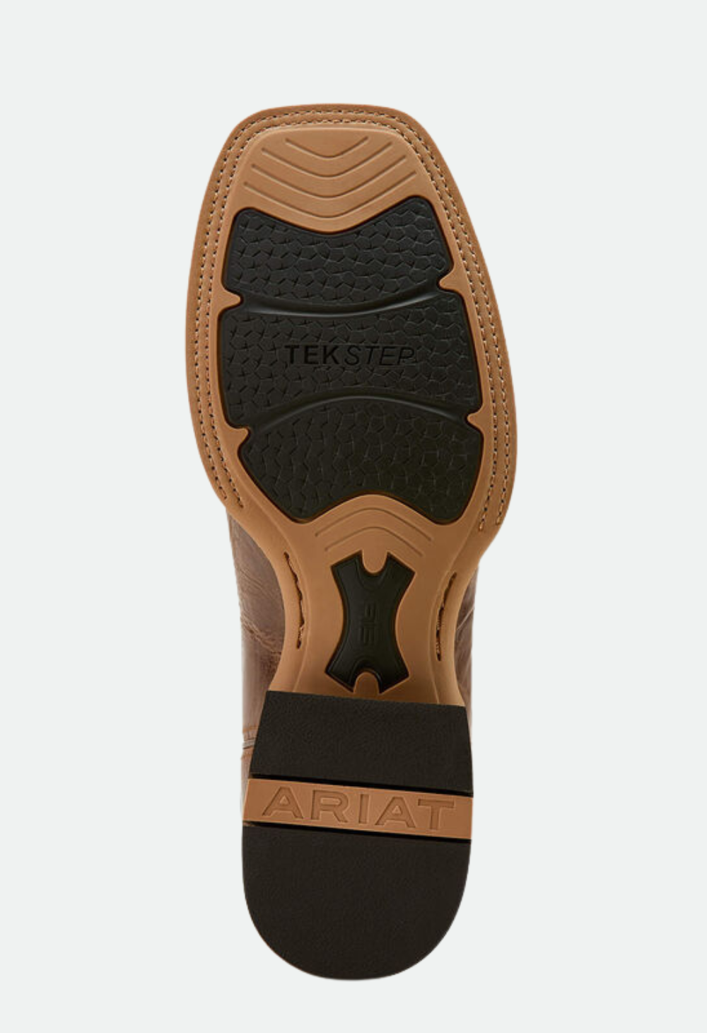 Ariat Baxter Cowboy Boot - DARK TAN|BLACK DEERTAN