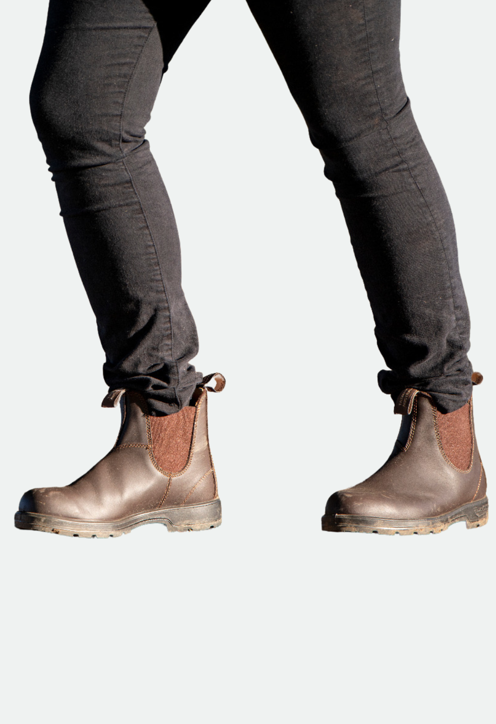 Blundstone 650 PU/TPU-Lined Elastic Sided V-Cut - Walnut