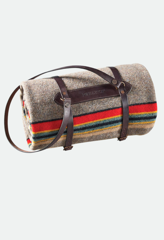 PREMIUM LARGE LEATHER CARRIER - DARK BROWN