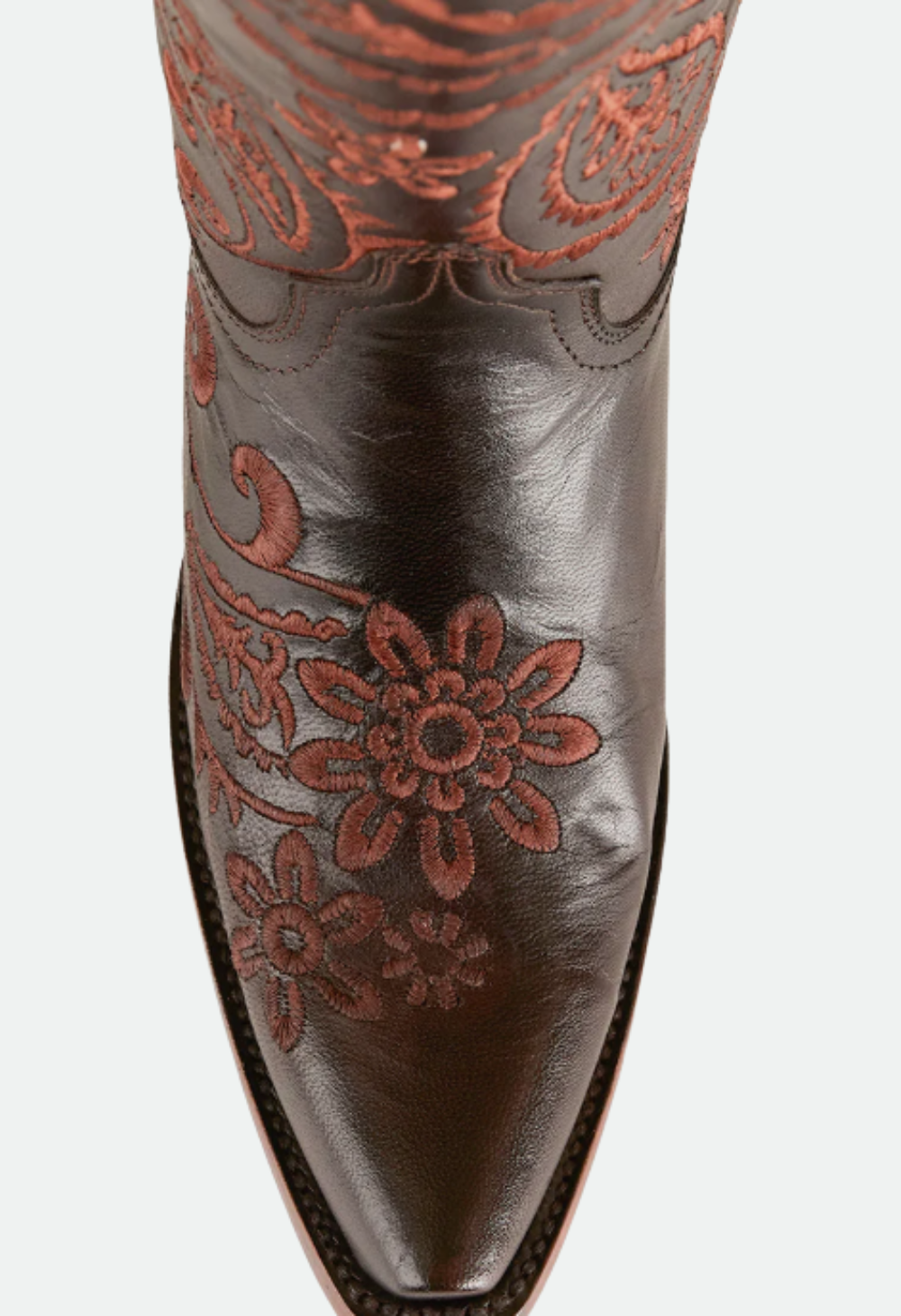 Ringers Western Olivia Womens Cuban Heel Western Boot - Coffee