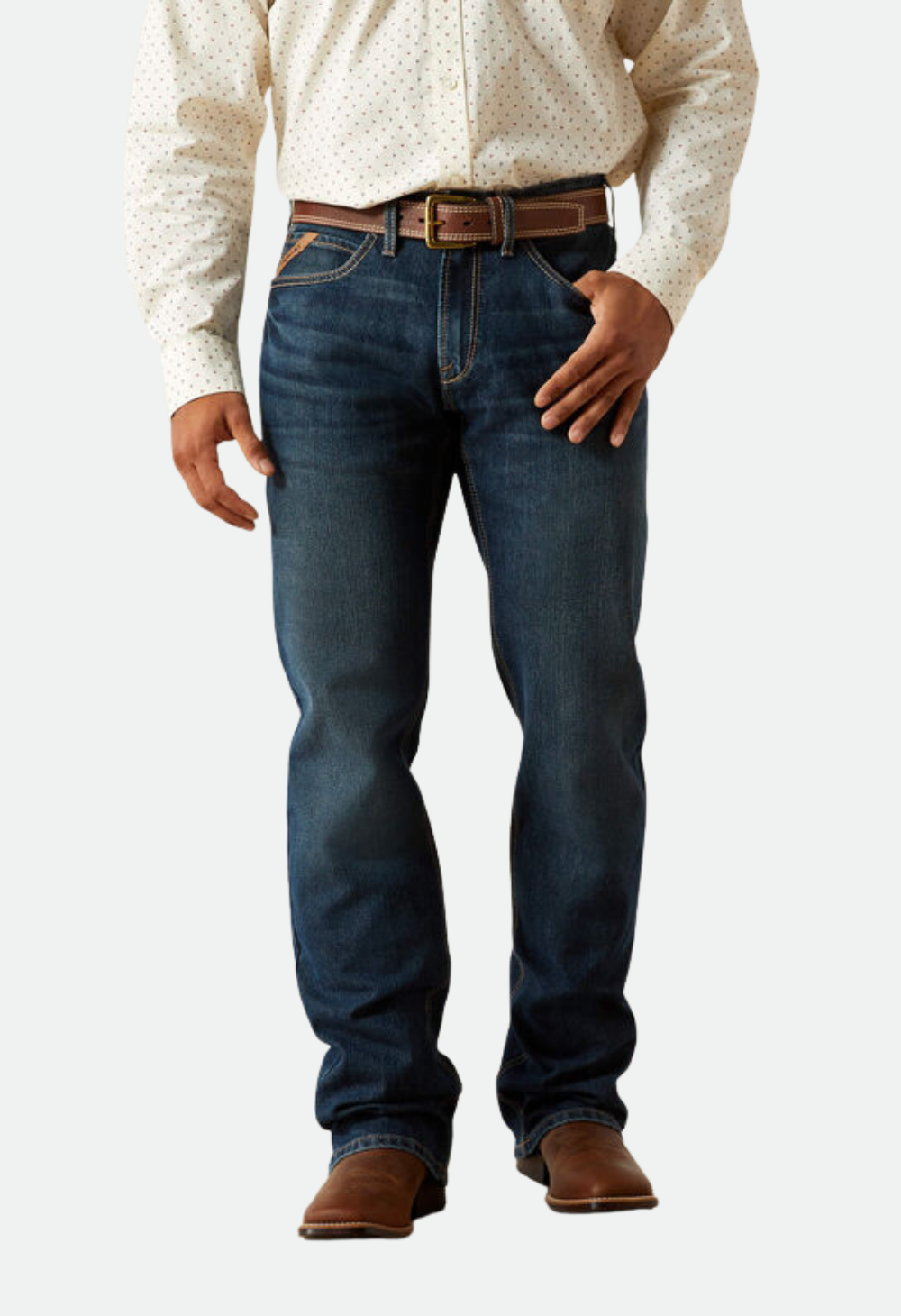 Ariat Men's M4 Relaxed Harvey Boot Cut Jean - Alan