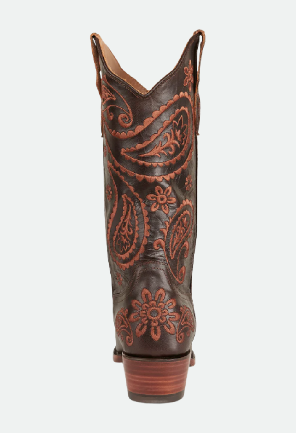 Ringers Western Olivia Womens Cuban Heel Western Boot - Coffee