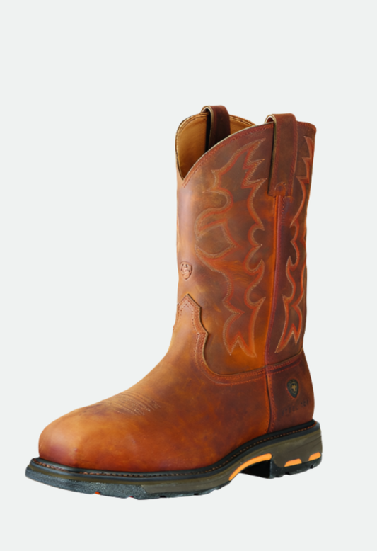 Ariat Men's Workhog WST Steel Toe - Toast Premium