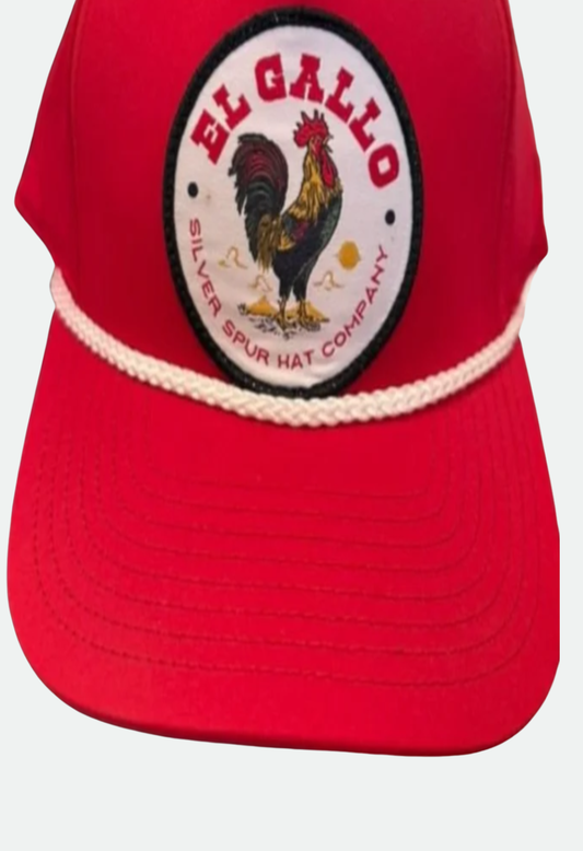 Silver Spur El Gallo - Red Rope Hat