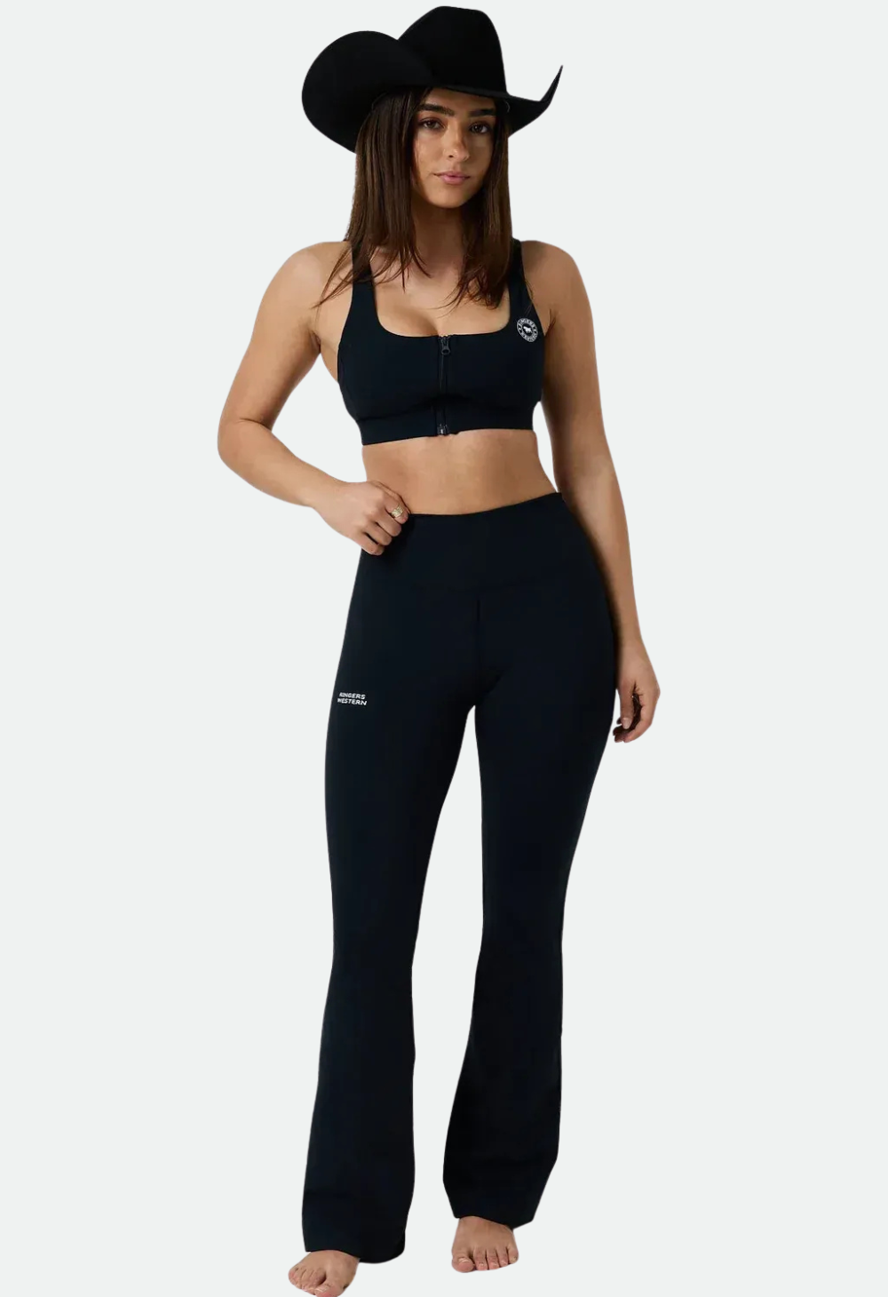 Ringers Western Anikafit Women's Zip Front Support Crop