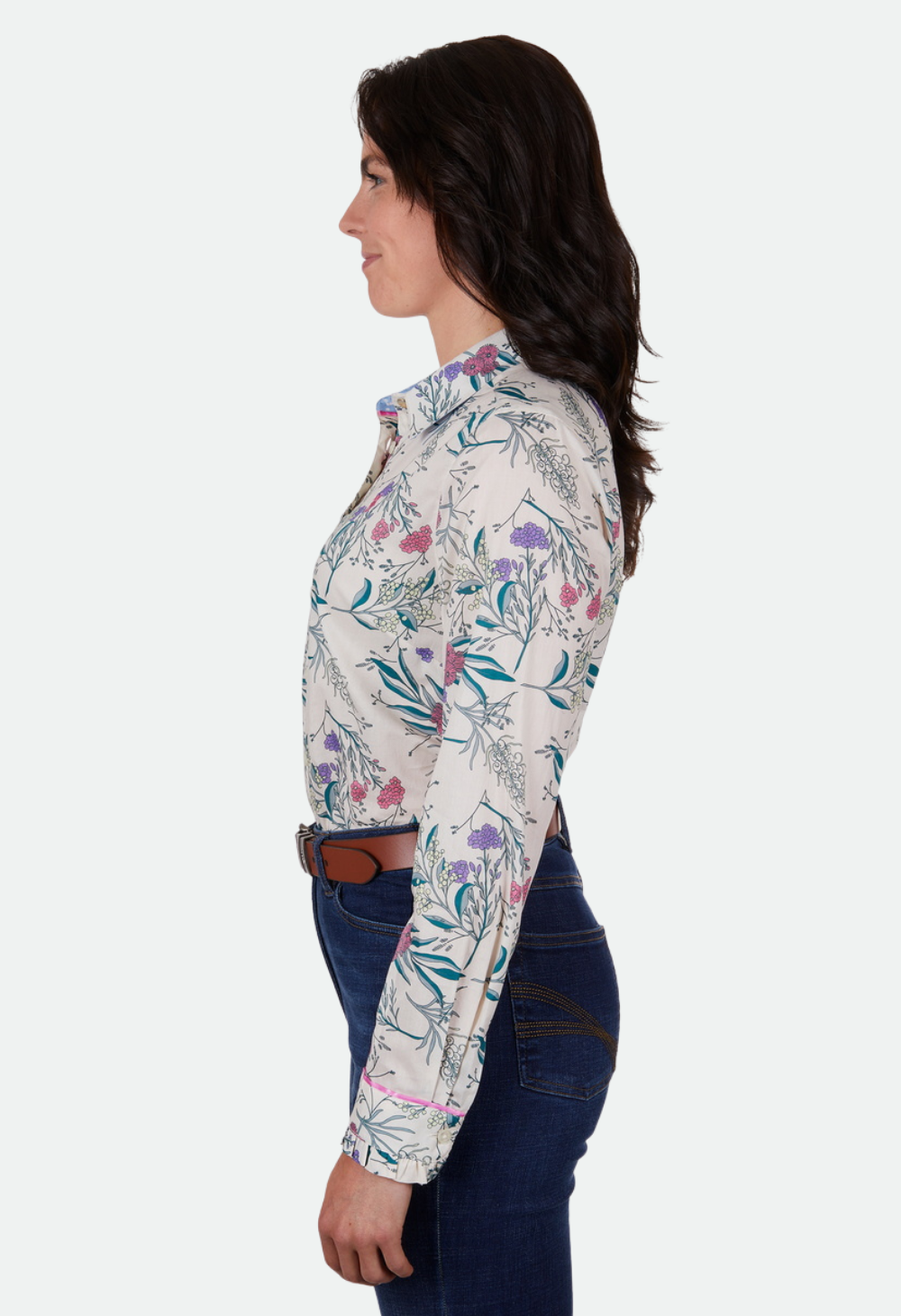 THOMAS COOK WOMENS SAVANNAH L/S SHIRT (GARDENIA)