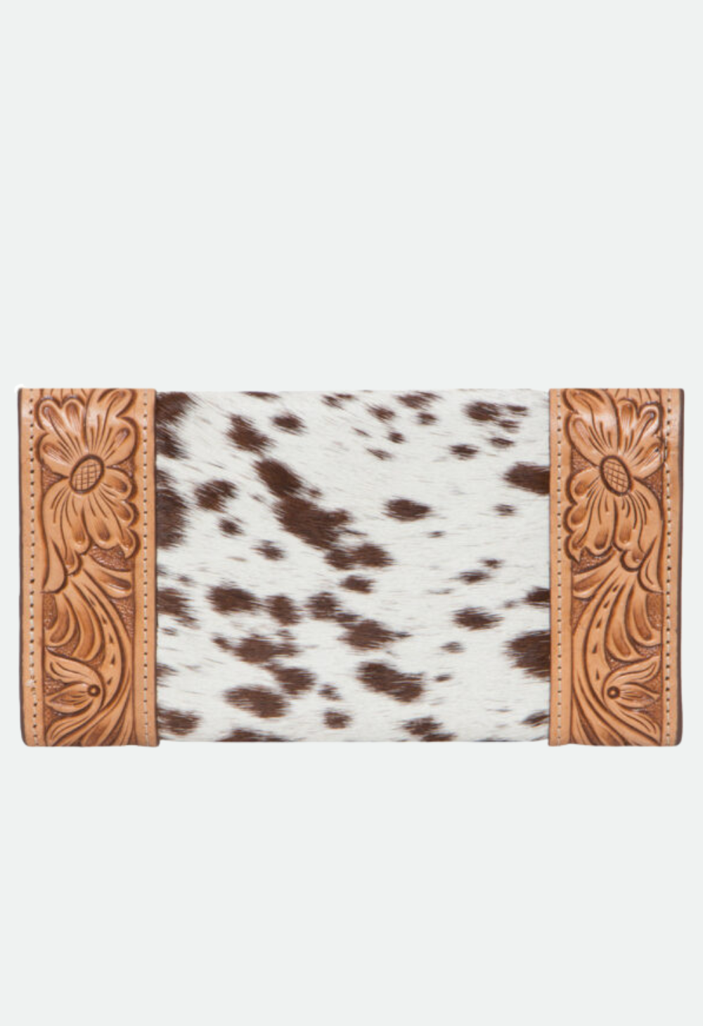 The Design Edge Tooled Leather Trifold Cowhide Wallet – Cuba (AW26)