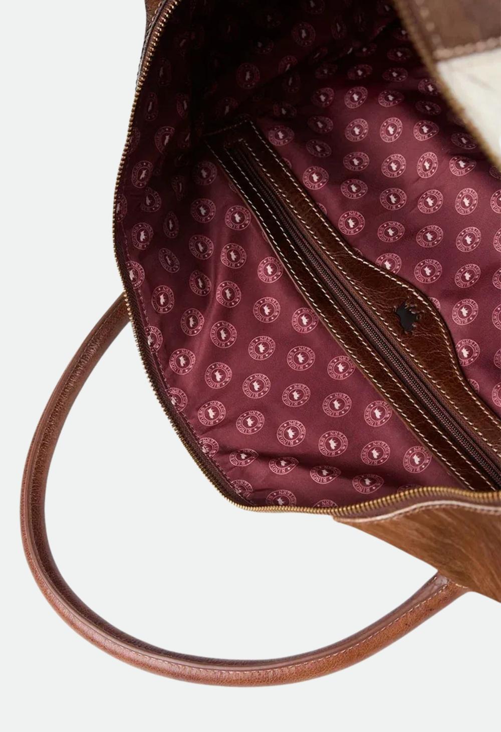 Ringers Western Toro Fur Duffle - Off White/Brown