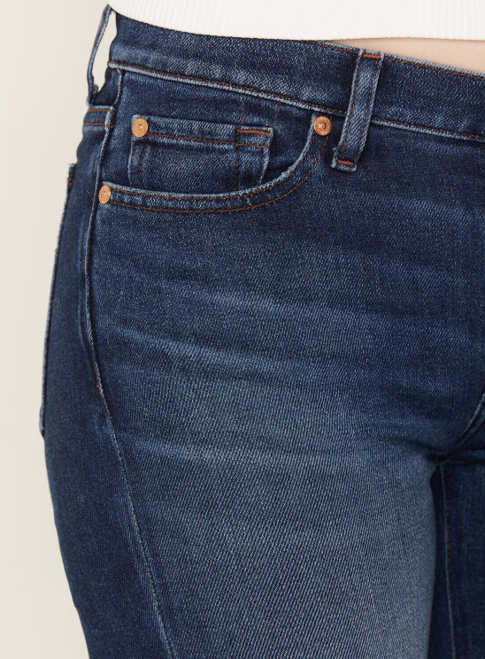7 For All Mankind Women's Embellished Dojo in Slim Illusion - Current