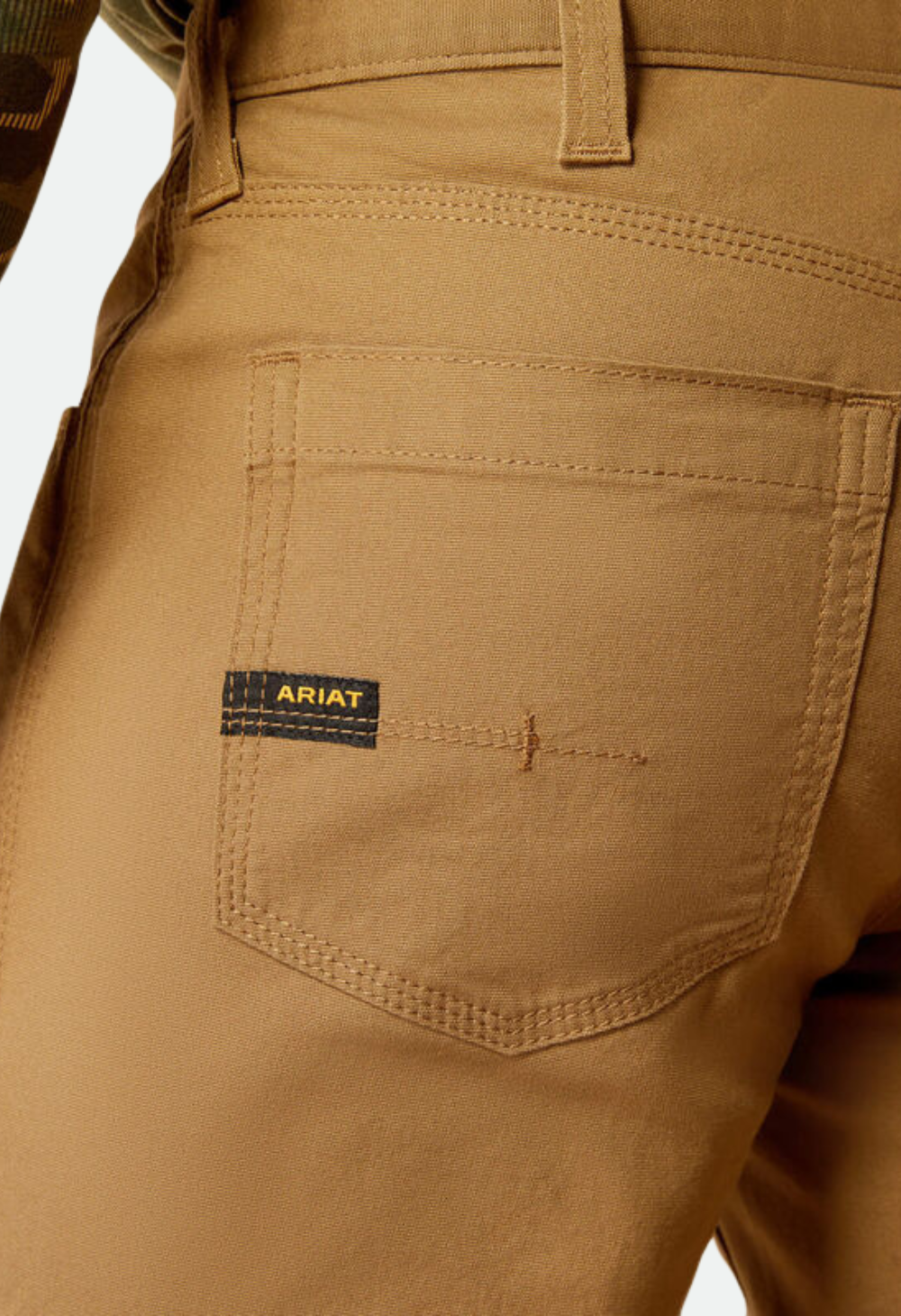 ARIAT MEN'S REBAR M5 STRAIGHT DURASTRETCH MADE TOUGH PANT - FIELD KHAKI