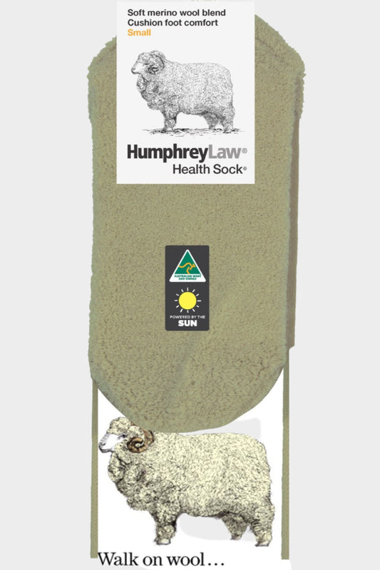 Humphrey Law 70% Fine Merino Wool Cushion Sole Mens' Health Sock® - Medium