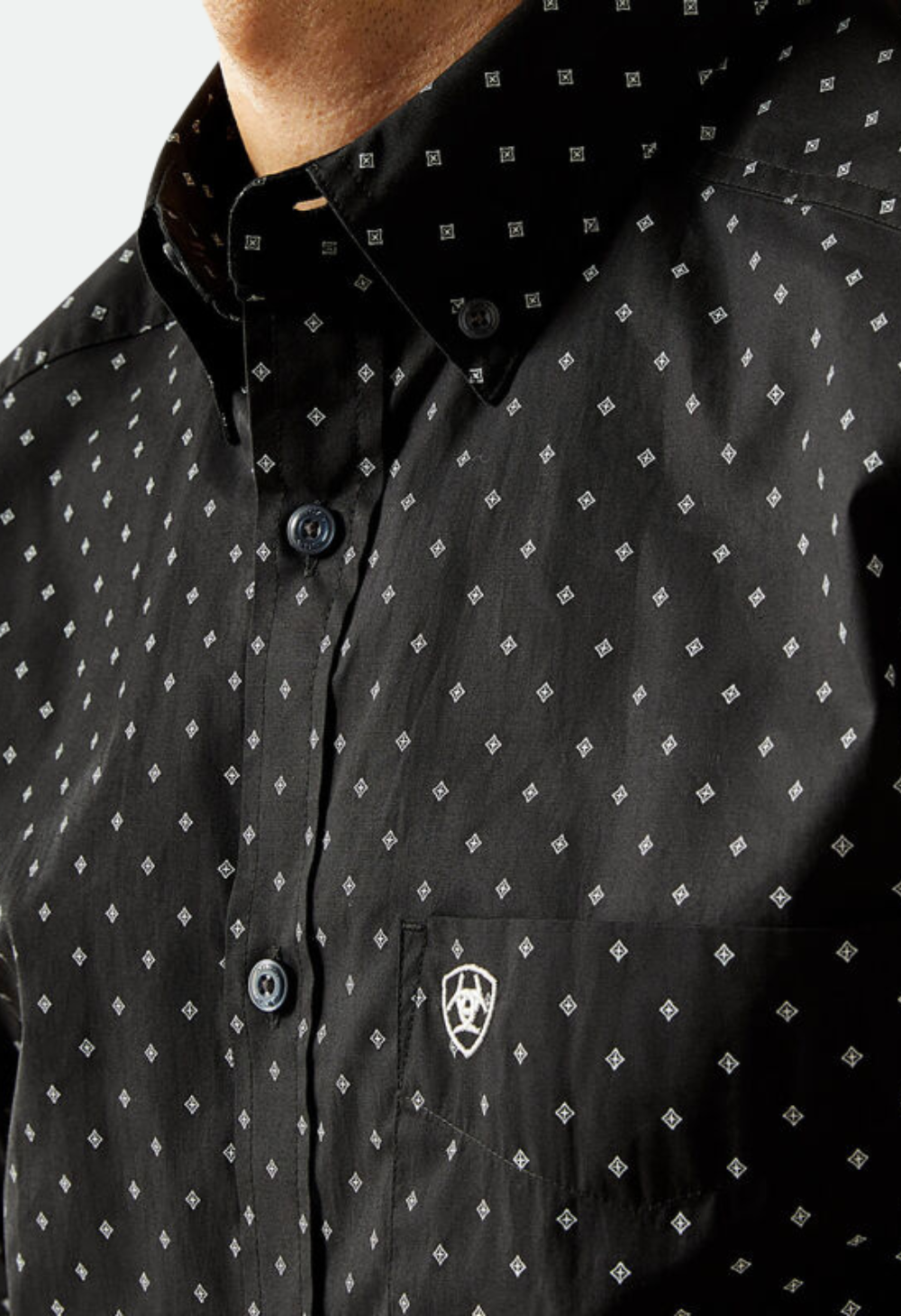 Ariat Men's Seymour Fitted Shirt -  DARK GREY