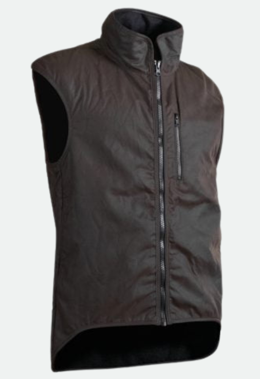Styx Mill Brown Wool Lined Vest