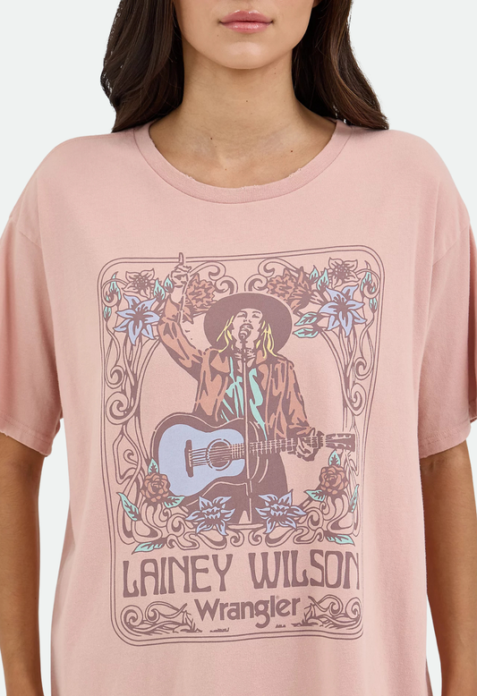 Women's Wrangler® Lainey Wilson Oversized Band Tee