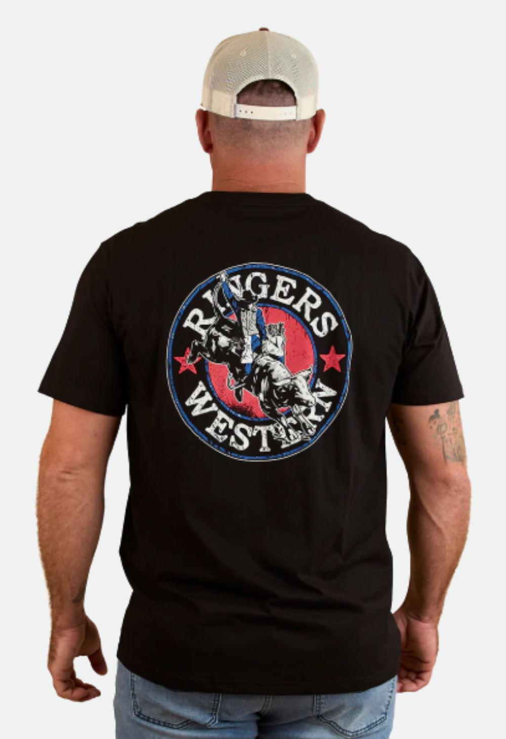 Ringers Western Men's Bucking Bull Loose Fit T-Shirt