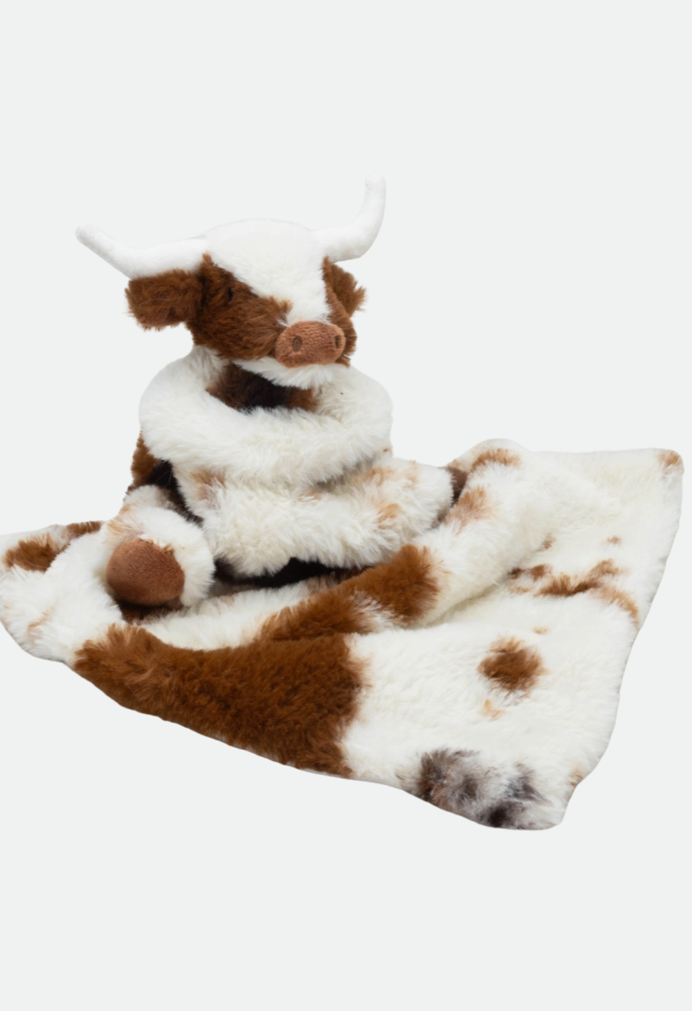 Jomanda Texas Longhorn Highland Cow Soft Toy Soother Comforter 29cm