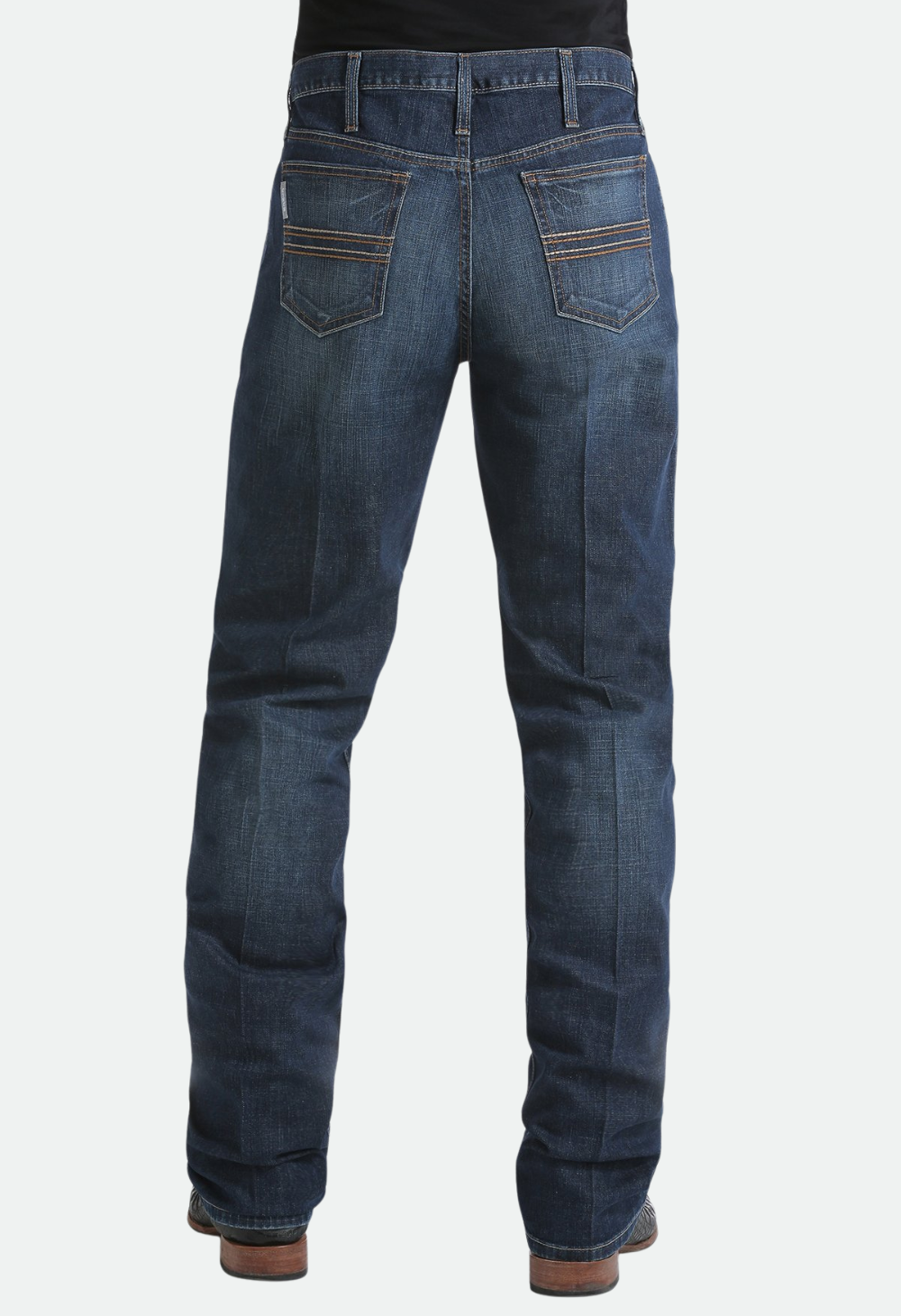 CINCH MEN'S SLIM FIT STRETCH SILVER LABEL - DARK STONEWASH 34 LEG