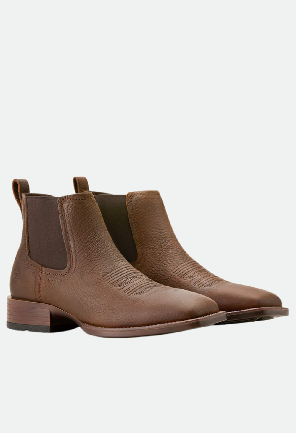 Ariat Men's Booker Ultra Ankle Boot (Brown Oiled Rowdy)