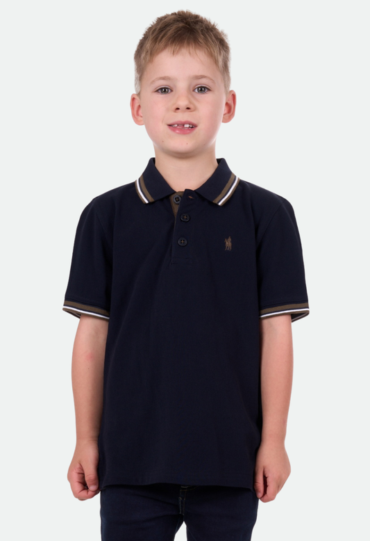 THOMAS COOK BOYS LOGAN S/S POLO (NAVY)