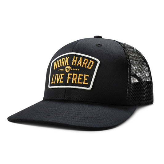 Ariat Work Hard Live Free Patch Cap – Black