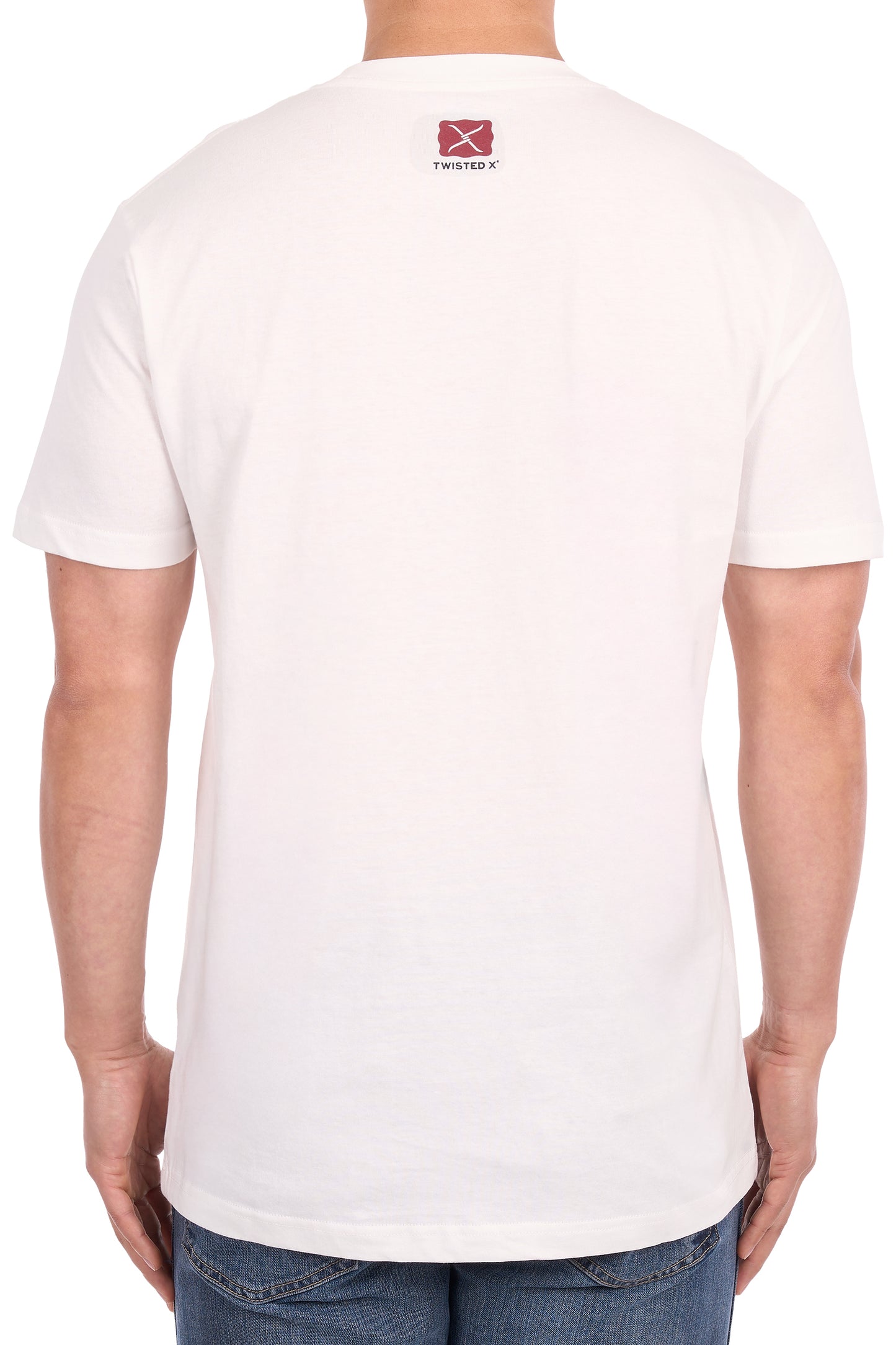 Twisted X Men's Alex Short Sleeve Tee - Off White
