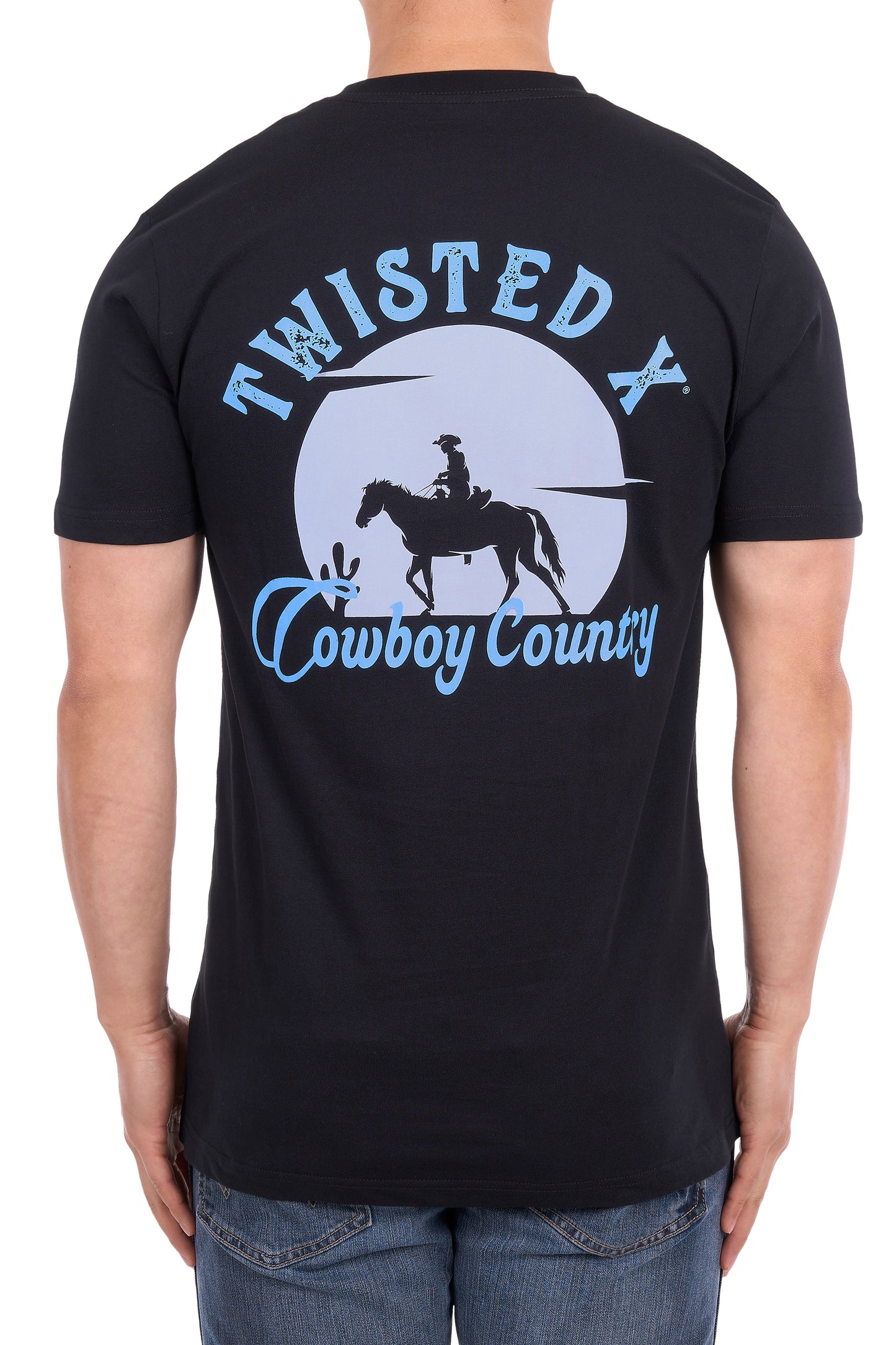 Twisted X Men's Phil Short Sleeve Tee - Black