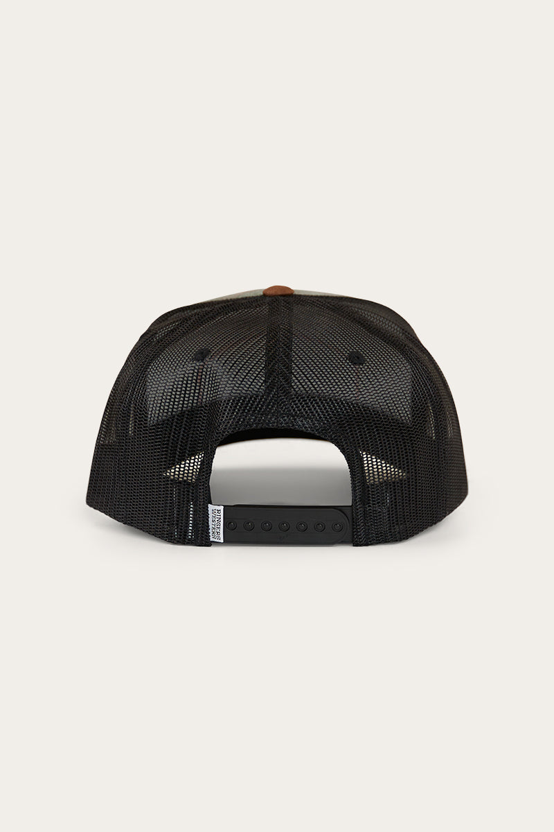 Ringers Western Wheatbelt Trucker Cap - Camo/Chocolate