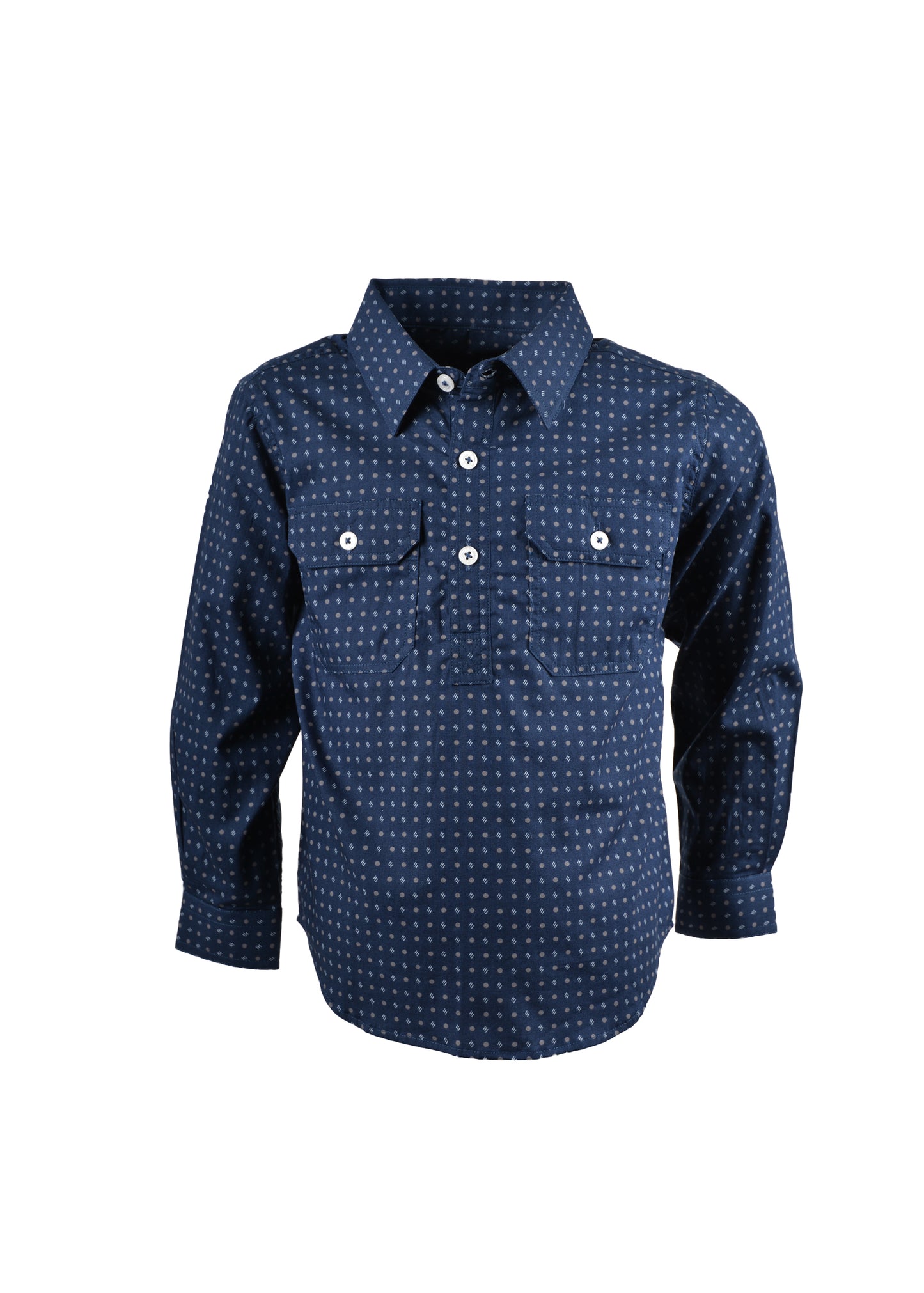 HARDSLOG KIDS ALEX SHIRT - NAVY