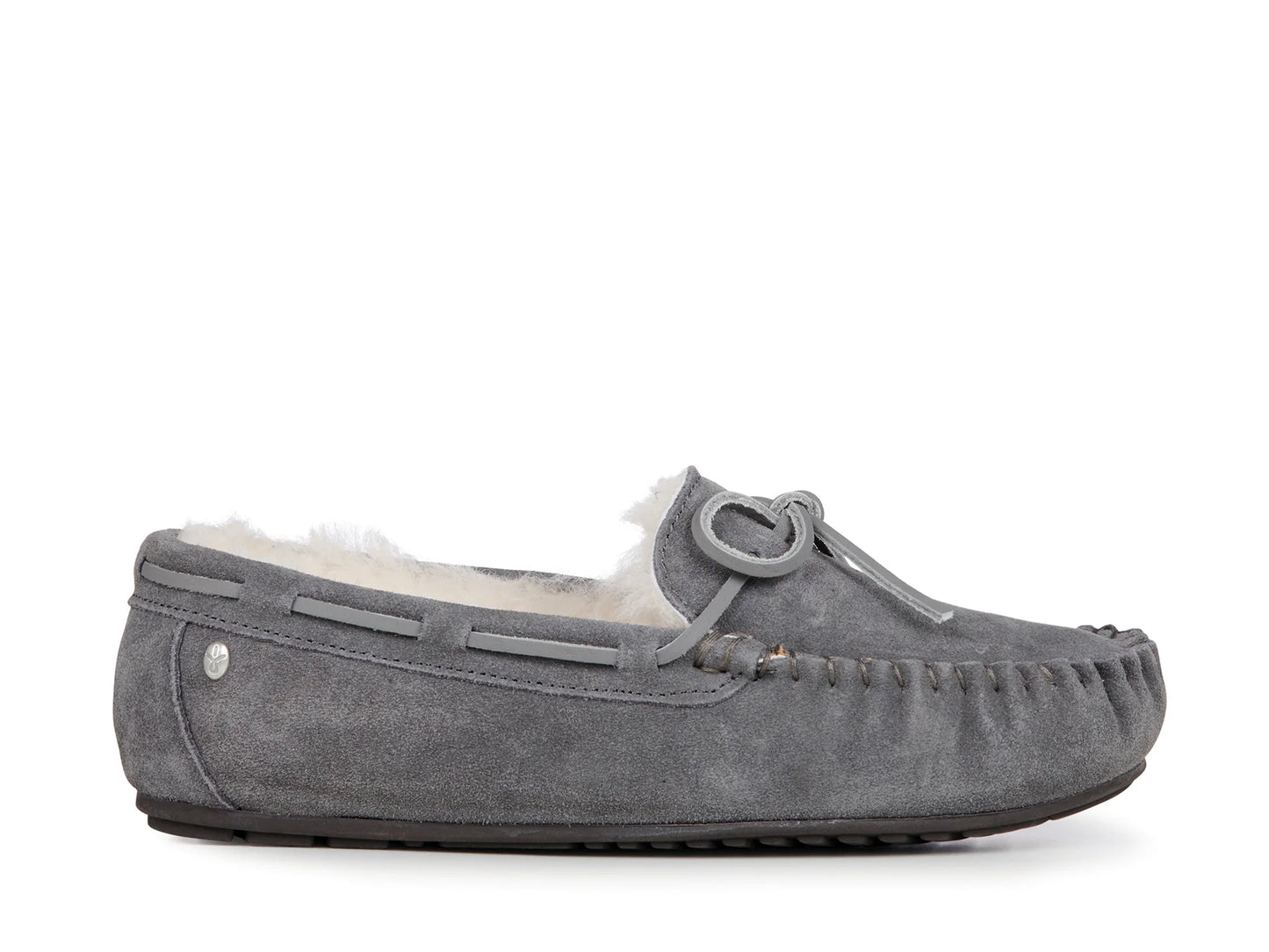 EMU Ladies Amity Moccasin_Dark Charcoal