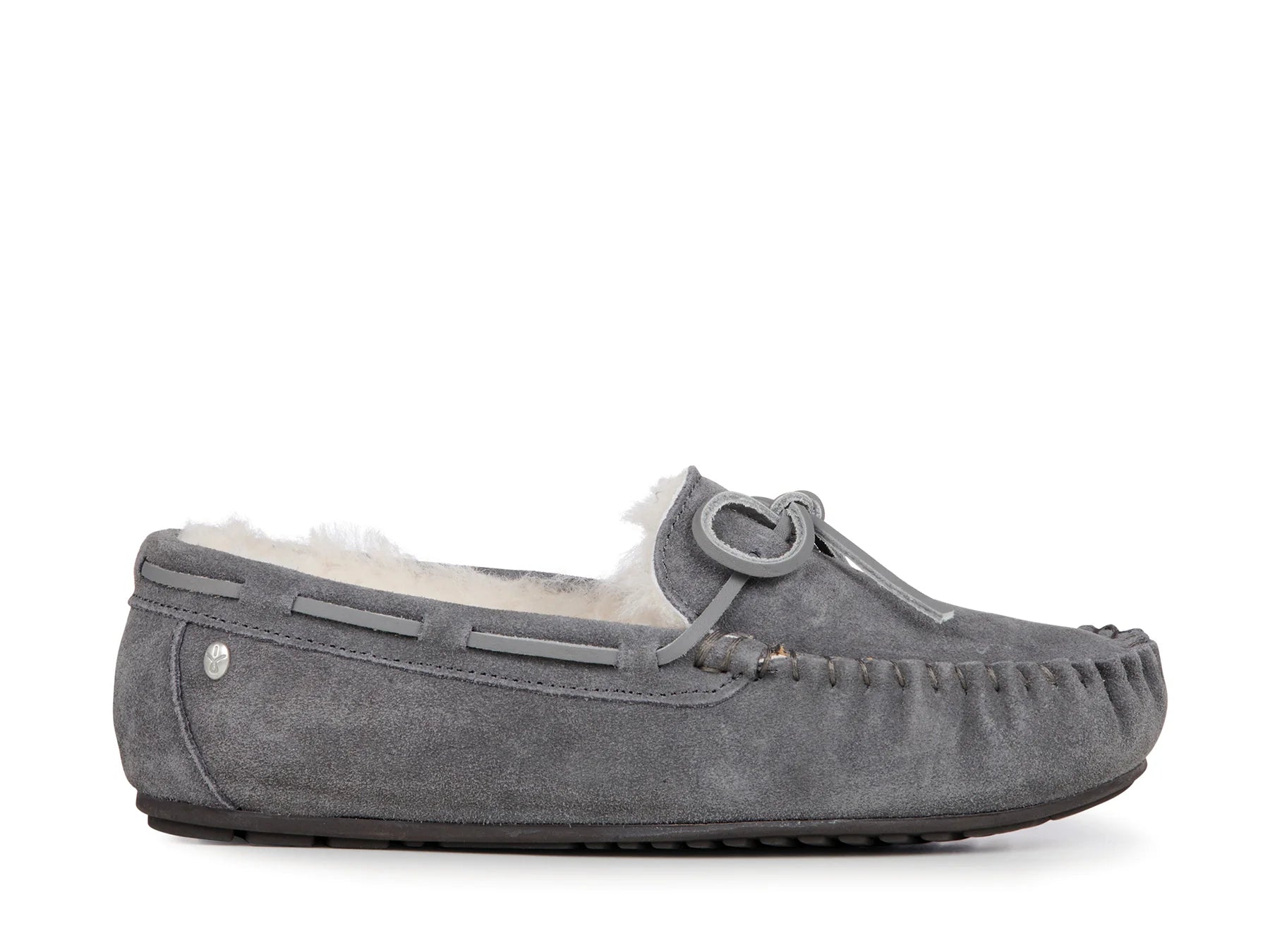 EMU Ladies Amity Moccasin_Dark Charcoal
