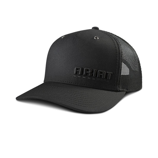 Ariat Men’s Richardson 112 Embroidered Cap - Black