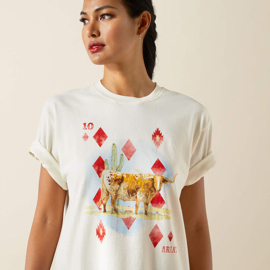 Ariat Women's Aces T-Shirt - Papyrus