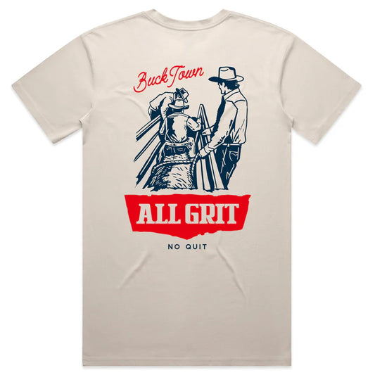 American Cattle Co. All Grit Tee - Bone